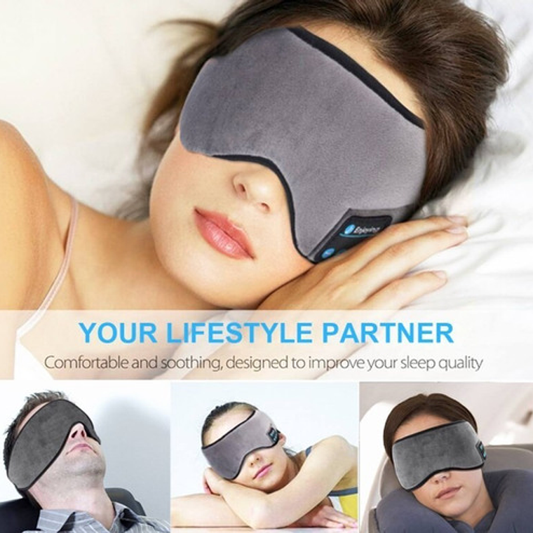Antifaces Auriculares Dormir Bluetooth Música Micrófono Stgo 10