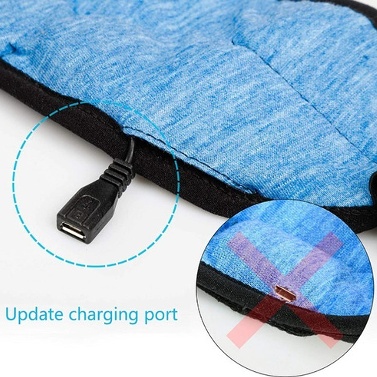 Antifaces Auriculares Dormir Bluetooth Música Micrófono Stgo 16