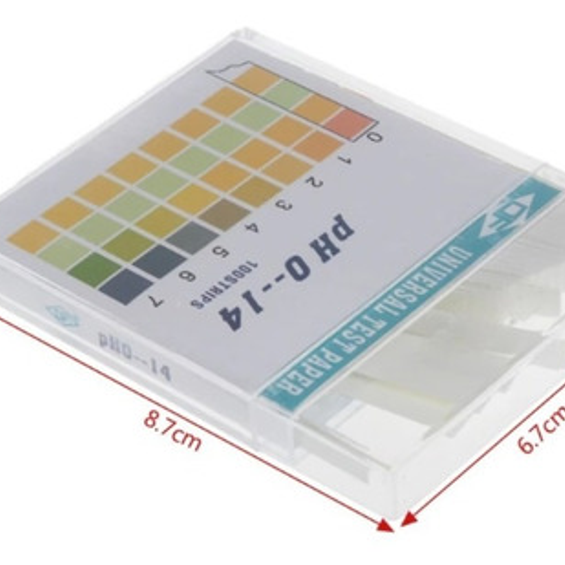 Papel Medicion Ph Profesional 100 Tiras 0-14 Calidad Stgo. 4