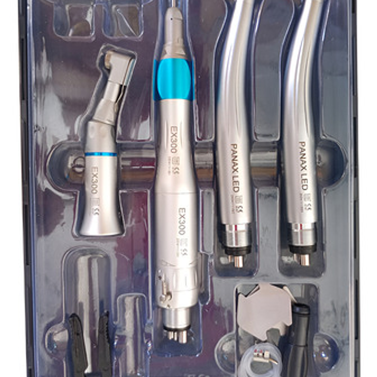 Kit Micromotor Completo Nsk 2 Turbinas Led Calidad Stgo. 10