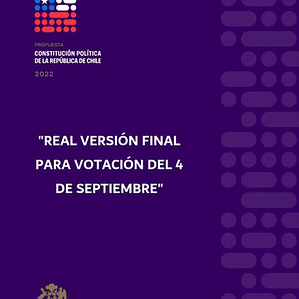 Propuesta Nueva Constitución Libro Final A Votar + Regalos
