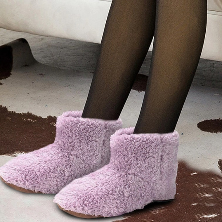 Calentador De Pies Zapatos De Felpa Invierno Usb Santiago 3