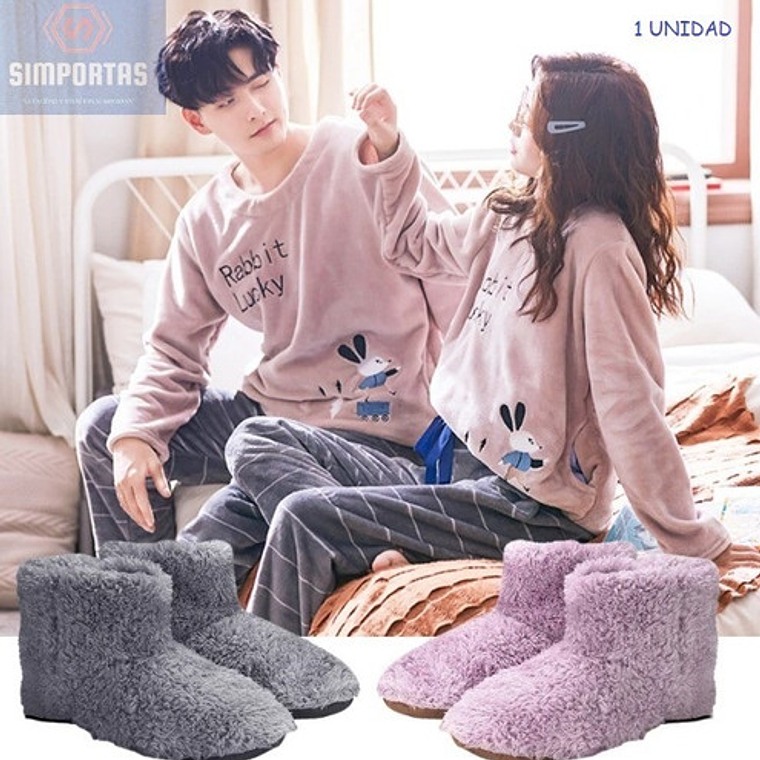 Calentador De Pies Zapatos De Felpa Invierno Usb Santiago 6