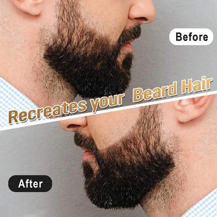 Set Lápiz Marcador + Plumón Y Cepillo Rellenar Barba Stgo. 8