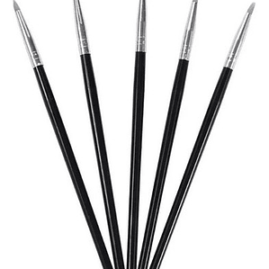 Pack 5 Pinceles De Silicona Para Composite Dental Santiago