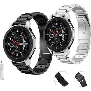 Correa Metálica Para Samsung/garmin/amazfit/huawei D20/22mm 