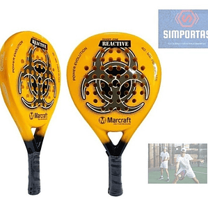 Pala Pádel Reactive 10.0 Nucleo Eva Foam Carbono Paleta Stgo