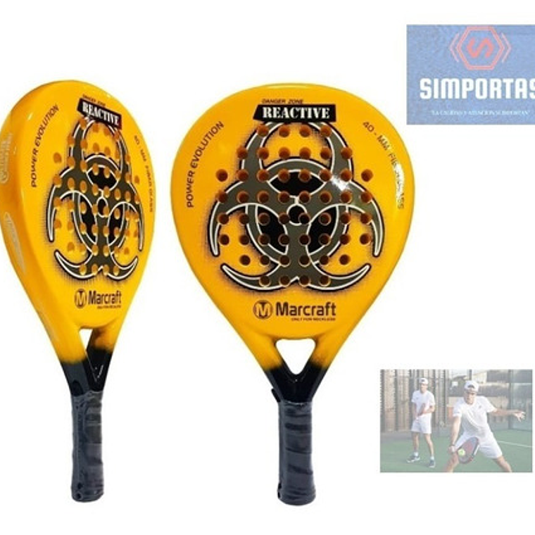 Pala Pádel Reactive 10.0 Nucleo Eva Foam Carbono Paleta Stgo 1