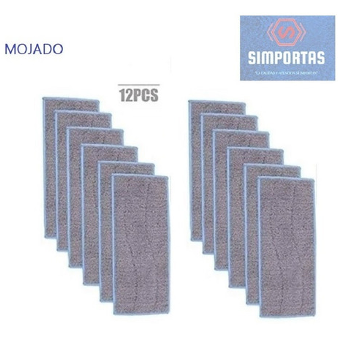 Set 12 Paños Repuesto Para Irobot Braava Jet M6 Mojado Flex 3