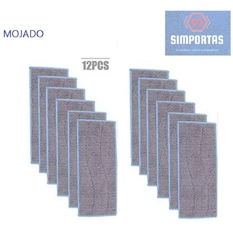 Set 12 Paños Repuesto Para Irobot Braava Jet M6 Mojado Flex 3