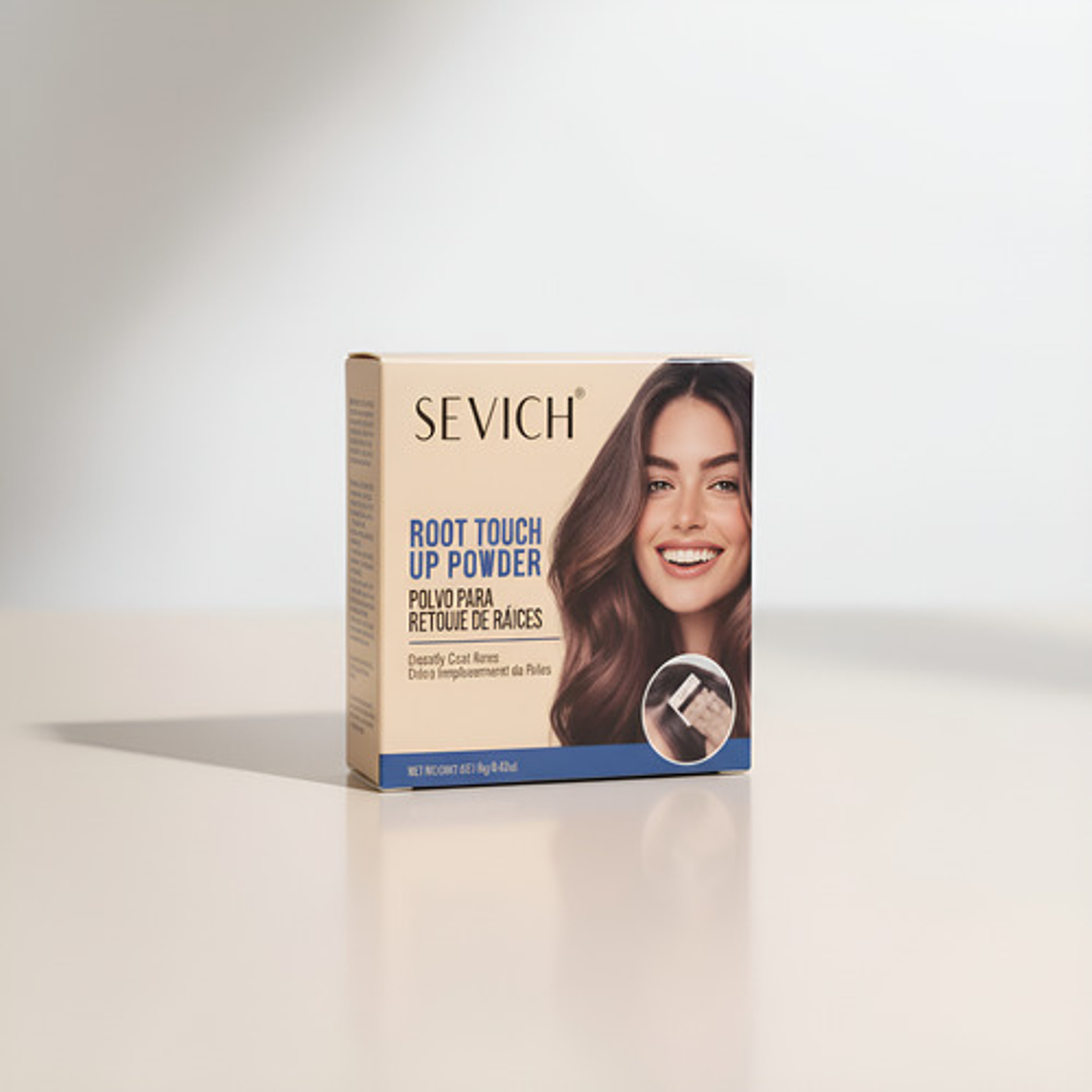 Sombra Sevich Con Espejo Cubre Canas Y Calvicie 12 Grs Stgo 2