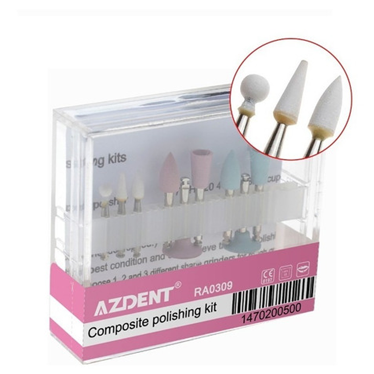 Kit Contraangulo Baja Velocidad Pulidor De Composite Dental 5