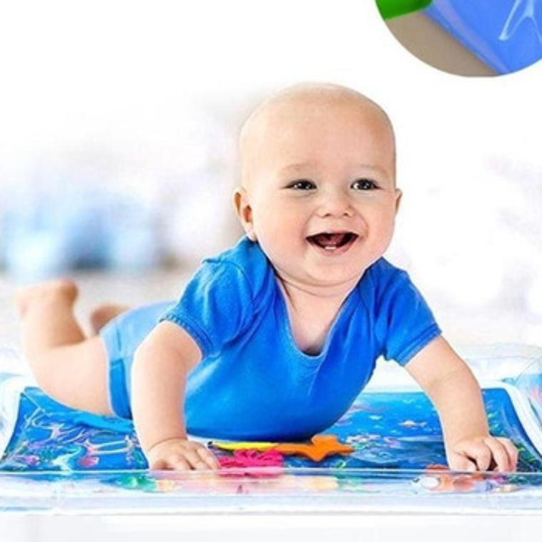 Colchoneta De Agua Inflable Para Bebé Figuritas Santiago 3