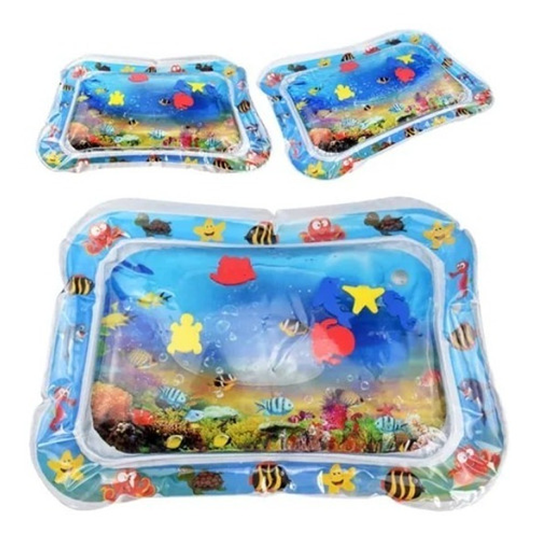 Colchoneta De Agua Inflable Para Bebé Figuritas Santiago 4