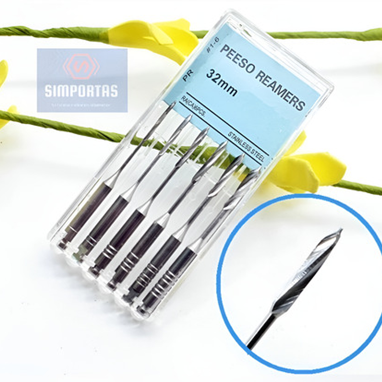 Fresas Peeso Dental Largo Endodoncia Todas Las Medidas Stgo. 9