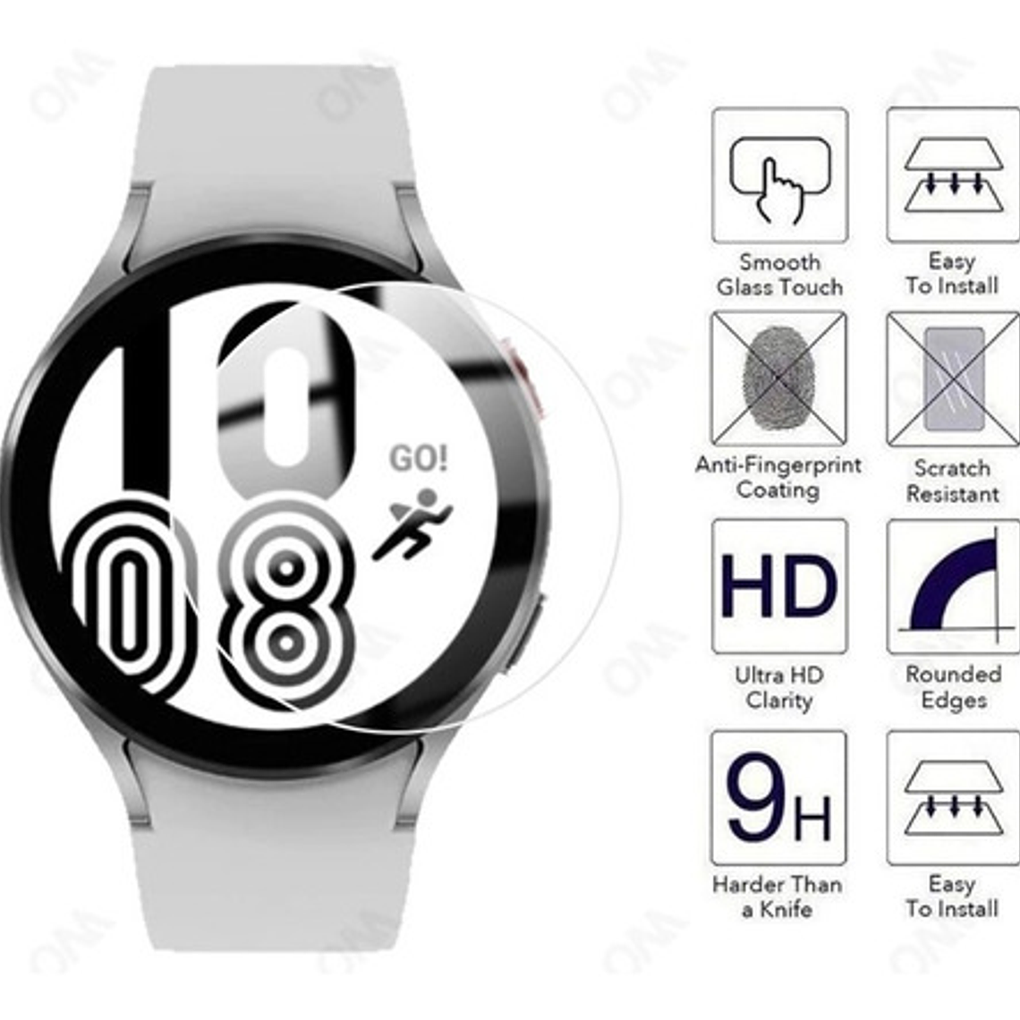 Laminas X 3 Mica Hidrogel Compatible Galaxy Watch Classic 5