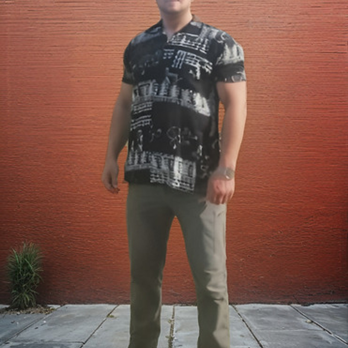 Camisa Polinésica Original De Isla De Pascua (rapa Nui)  1