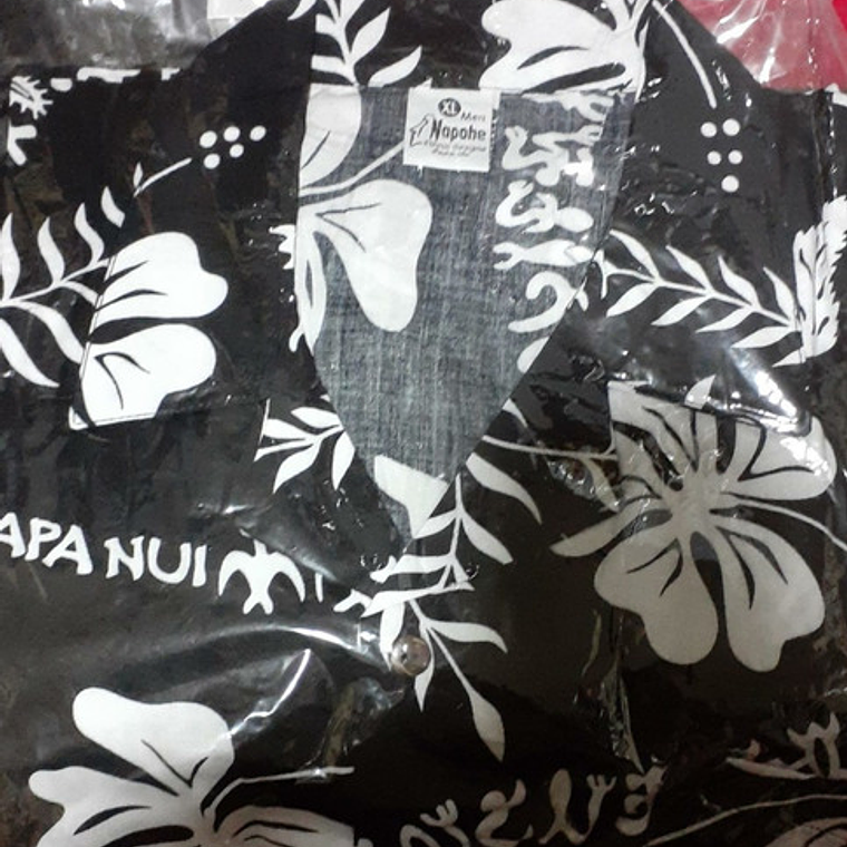 Camisa Polinésica Original De Isla De Pascua (rapa Nui)  2