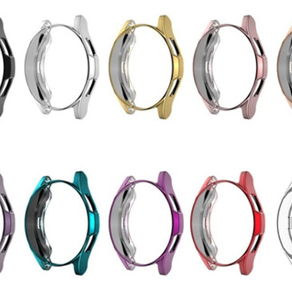 Funda Protectora + Vidrio Templado Mica Galaxy Watch Calidad 10