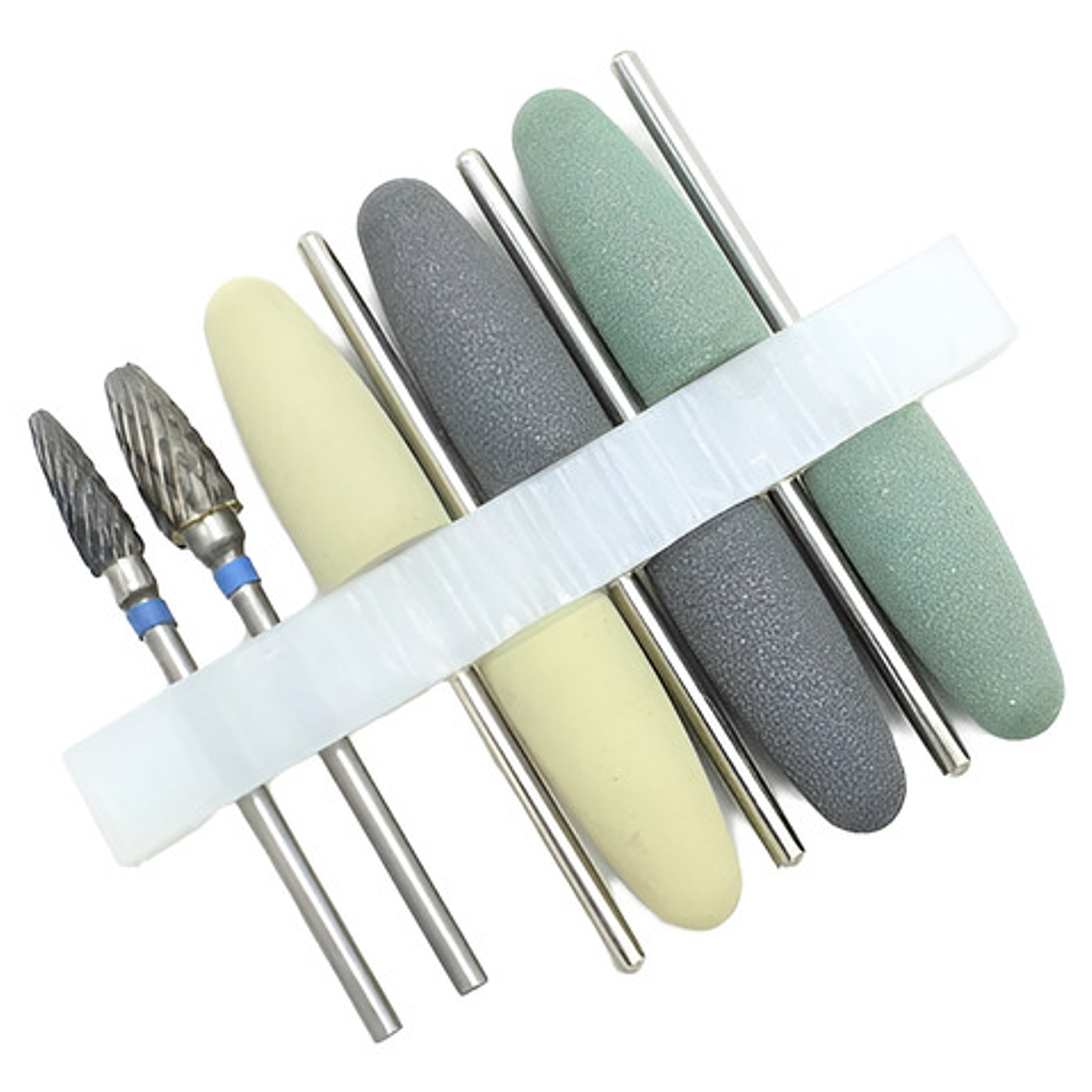 Gomas De Pulido Baja Velocidad  Y 2 Fresones Set De 8u Stgo. 1