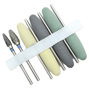 Gomas De Pulido Baja Velocidad  Y 2 Fresones Set De 8u Stgo.