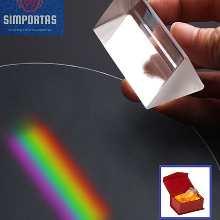 Cristal Arcoiris Refracción Luz Ciencia Prisma Enseñar Niños 2