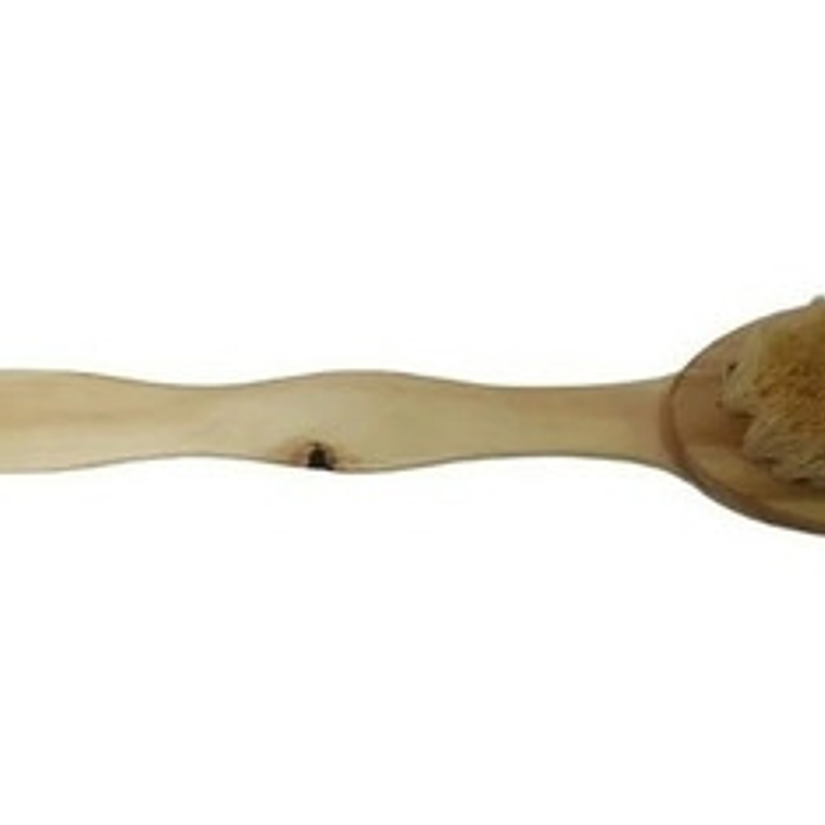 Cepillo Artesanal Corporal Seco Fibras Naturales Con Mango 9