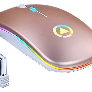 Mouse Inalámbrico Recargable Gaming Silent Mode Santiago