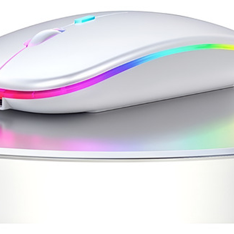 Mouse Inalámbrico Recargable Gaming Silent Mode Santiago 8