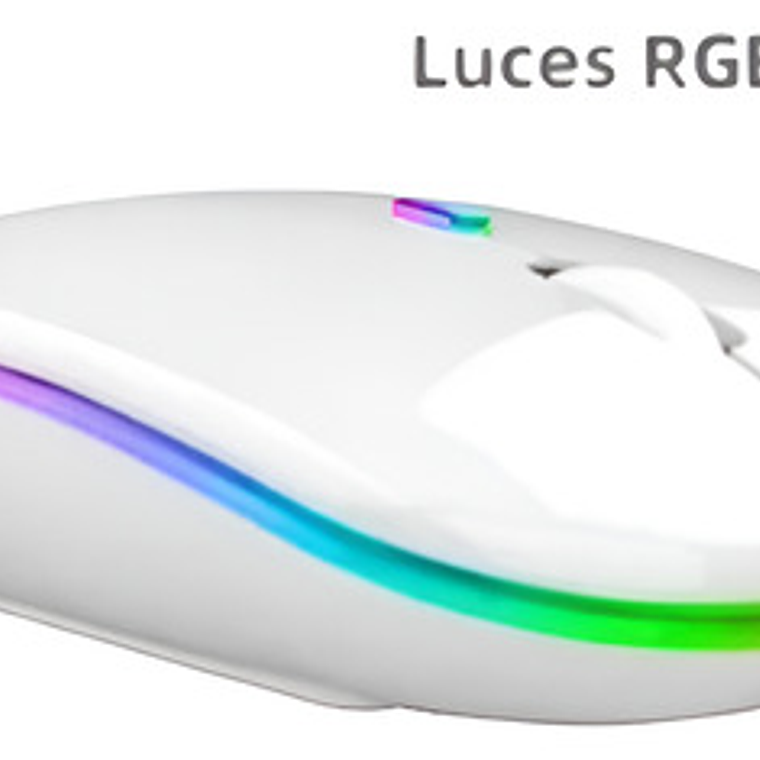 Mouse Inalámbrico Recargable Gaming Silent Mode Santiago 9