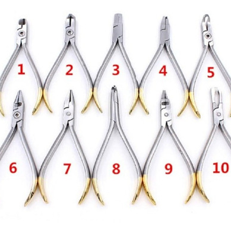 Alicate Ortodoncia Acero Bird Beak Cortador Santiago 2