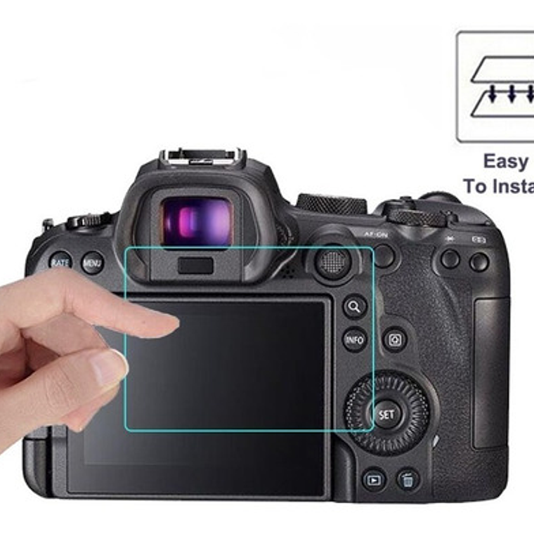 Vidrio Templado Para Canon Rebel T5 T6 T7 Calidad Santiago 8