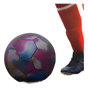 Balón Fútbol Holográfico Entrenamiento Reflex Cámara Flex