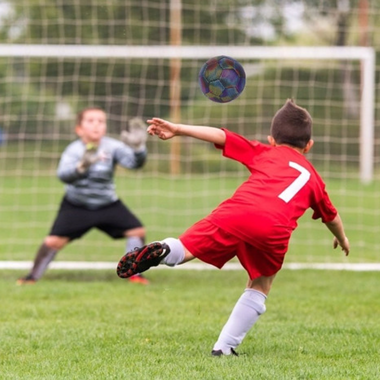 Balón Fútbol Holográfico Entrenamiento Reflex Cámara Flex 8