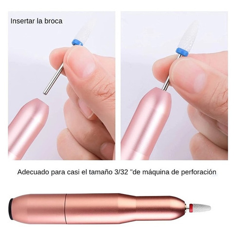 Set Surtido Fresas Y Brocas Para Manicure Fresario Santiago 3
