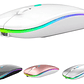 Mouse Gamer Rgb Bluetooth Inalámbrico Recargable Silencioso - Miniatura 1