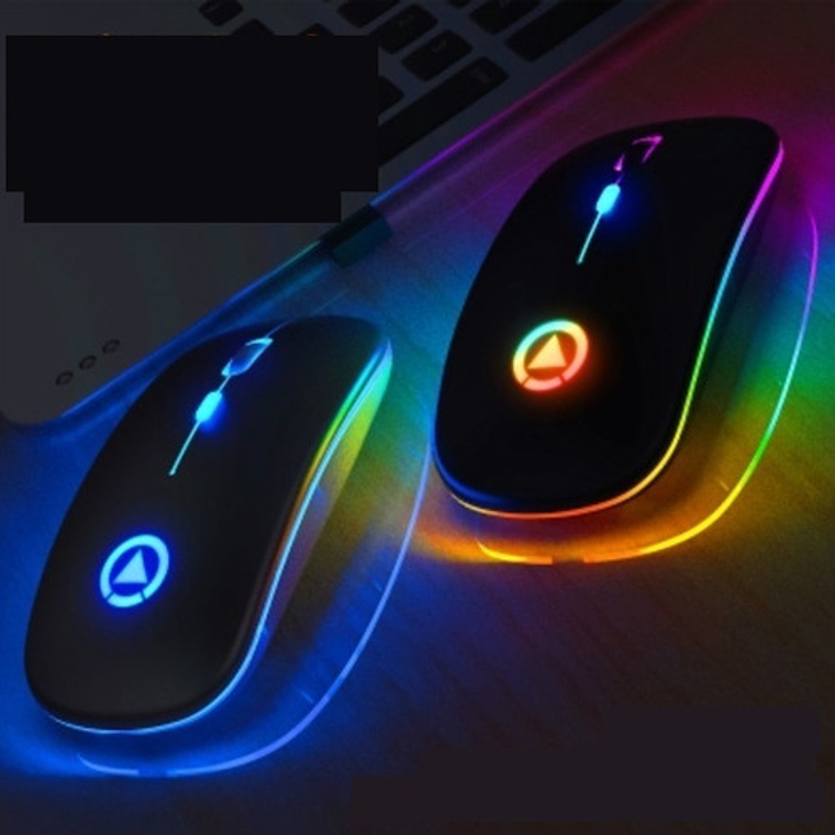 Mouse Gamer Rgb Bluetooth Inalámbrico Recargable Silencioso 14