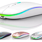 Mouse Gamer Rgb Bluetooth Inalámbrico Recargable Silencioso - Miniatura 20