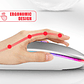 Mouse Gamer Rgb Bluetooth Inalámbrico Recargable Silencioso - Miniatura 21