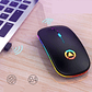 Mouse Gamer Rgb Bluetooth Inalámbrico Recargable Silencioso - Miniatura 24