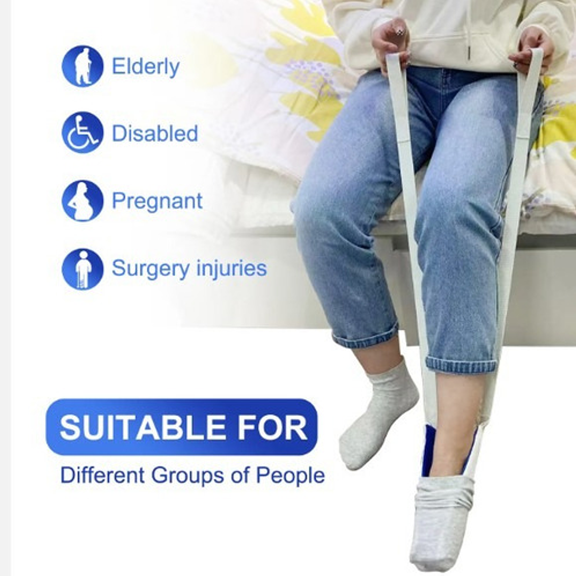 Kit Ayuda Para Ponerse Calcetines Calidad Envío Express 3