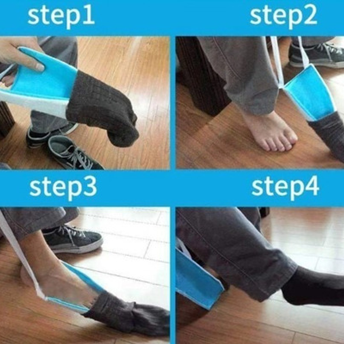 Kit Ayuda Para Ponerse Calcetines Calidad Envío Express 7