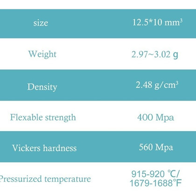 Bloque Disilicato De Litio Restauraciones Dentales Calidad 8