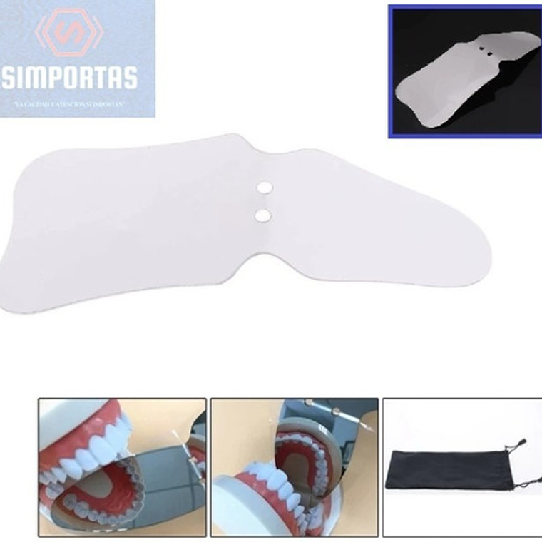 Espejo Intraoral Oclusal - Lateral Con Bolsito Calidad Stgo. 2