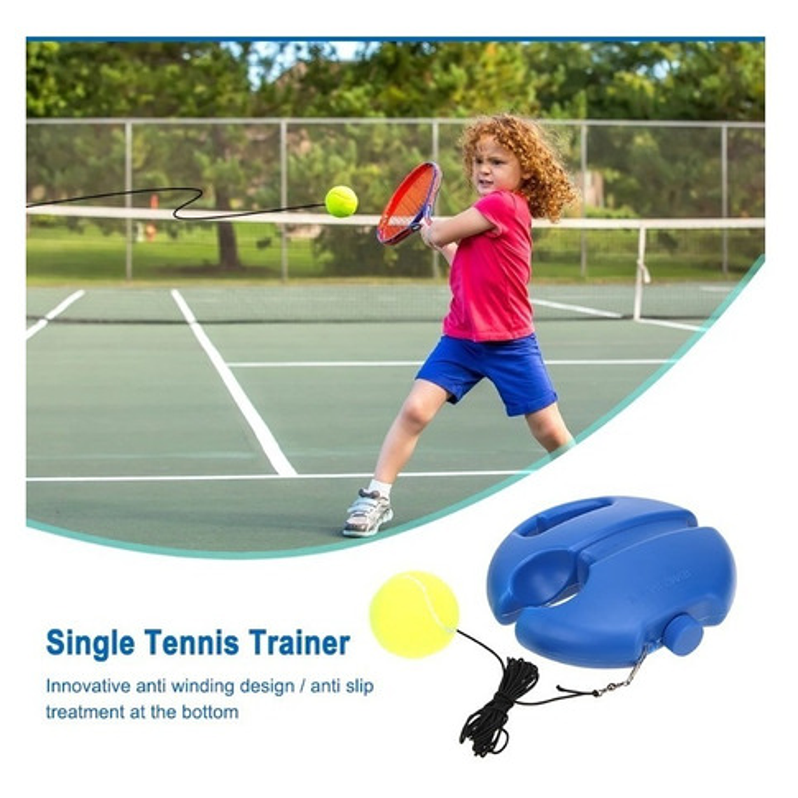 Auto Entrenamiento De Tenis Individual Equipo Práctica Stgo. 2