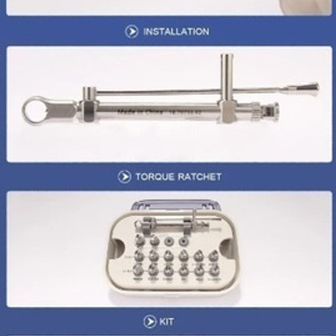 Kit Rehabilitación Implante Dental Multimarca 15 Piezas  4