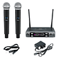 Kit 2 Micrófonos Inalámbricos Automático Calidad Frecuencias - Miniatura 1