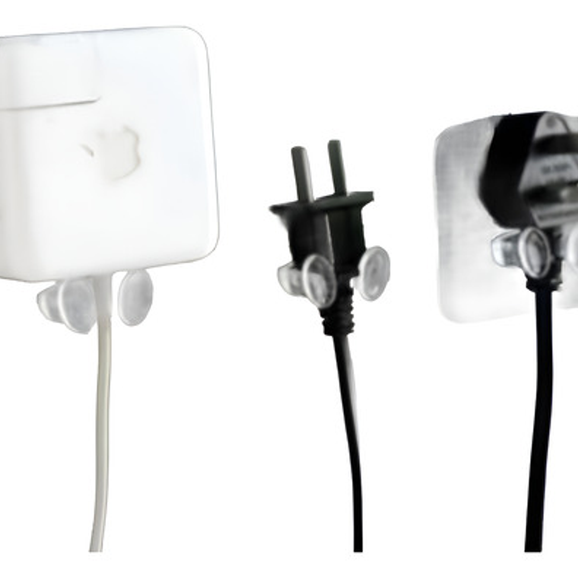 2 Perchas De Pared Extra Fuerte Adhesivo Transparente Colgar 1