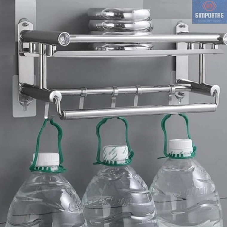 2 Perchas De Pared Extra Fuerte Adhesivo Transparente Colgar 11