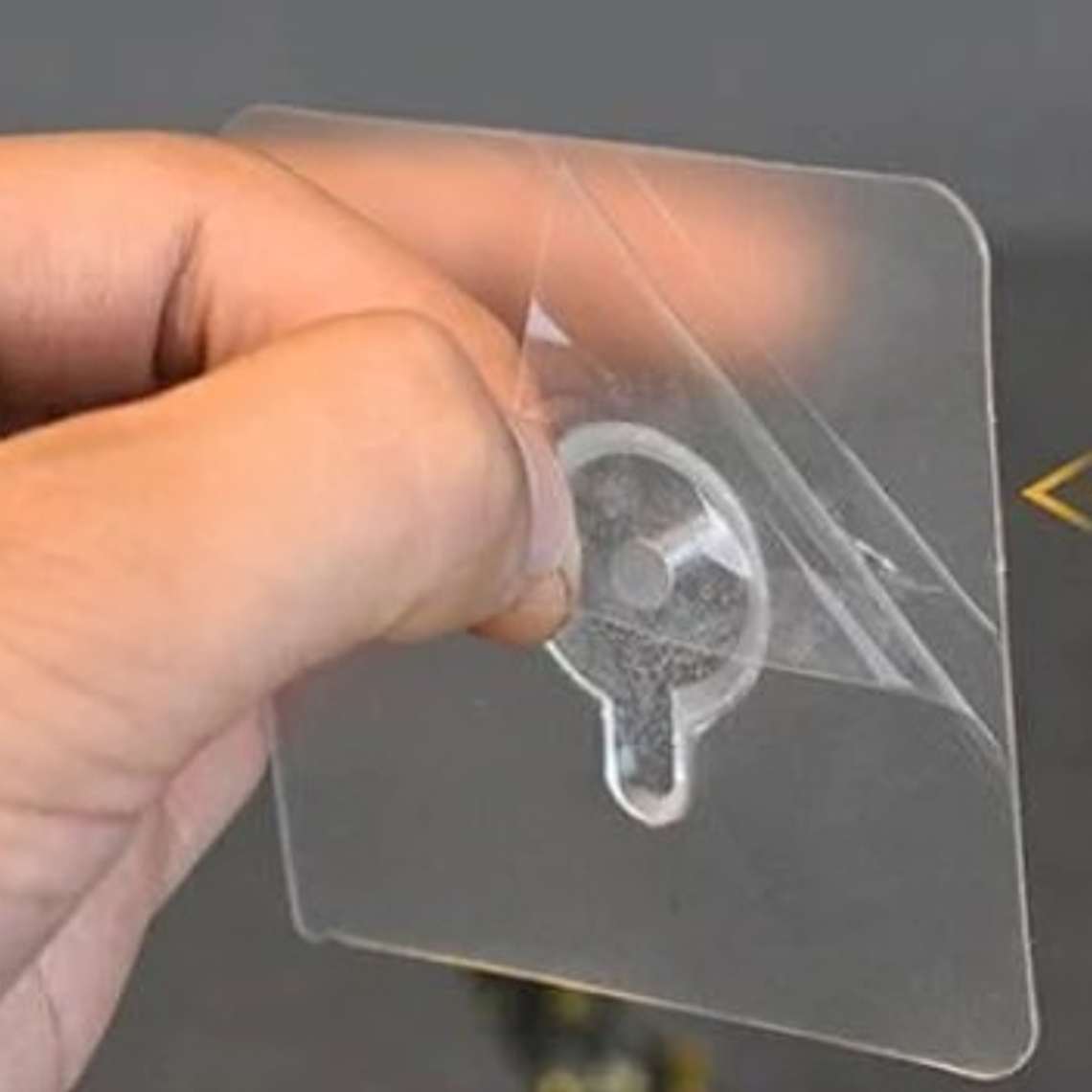 2 Perchas De Pared Extra Fuerte Adhesivo Transparente Colgar 15